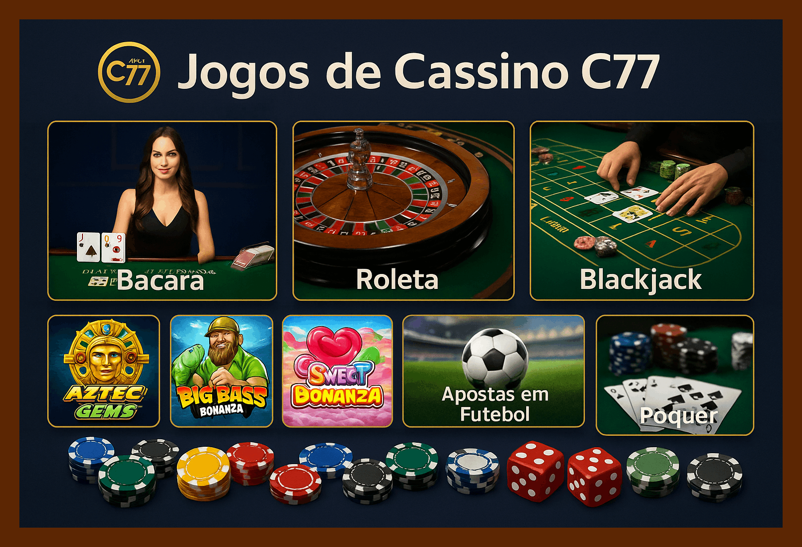 Jogos de cassino online C77